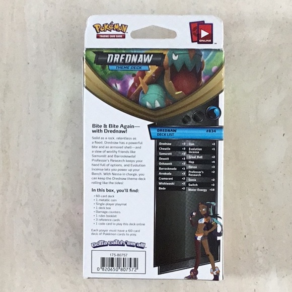 Pokemon Drednaw 2020 Sword & Shield Vivid Voltage Theme Deck Cards New SWSH - Picture 3 of 12